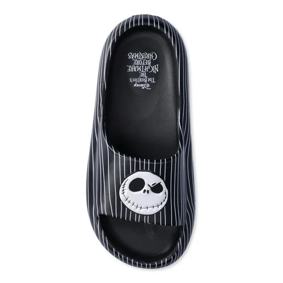 🎃 Disney Nightmare Before Christmas Men’s Slides Jack Skellington NWT Size 11 - Picture 3 of 9